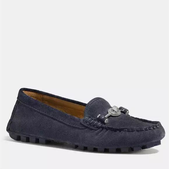 Coach Arlene Moccasin Suede Loafers Women's Size B